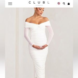 Club L London white maternity dress!